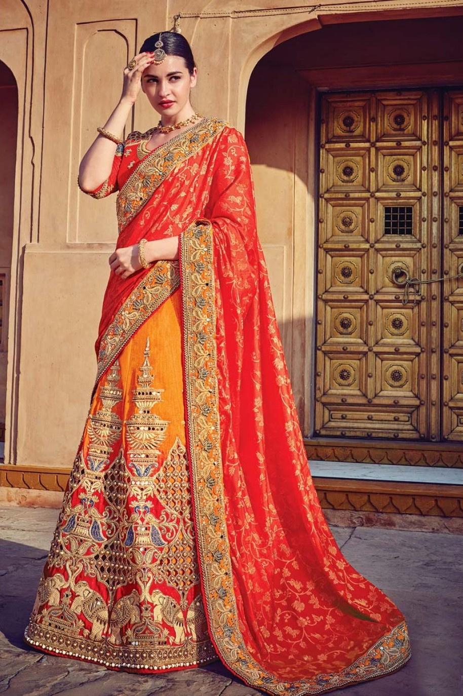 Days Of Graceful Fashion 🌼 I believe vintage, old school glamour is to be  preserved as a style less… | Half saree designs, Lehenga saree design, Half saree  lehenga