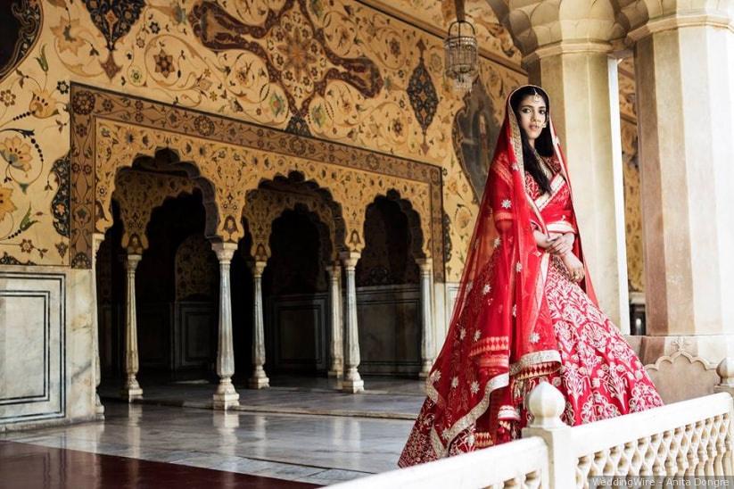 Orange Bridal Lehengas: 20+ Gorgeous Ones We Spotted! | Wedding lehenga  designs, Orange lehenga, Bridal