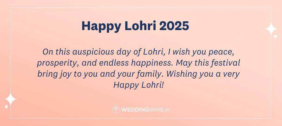 Happy Lohri Wishes in English