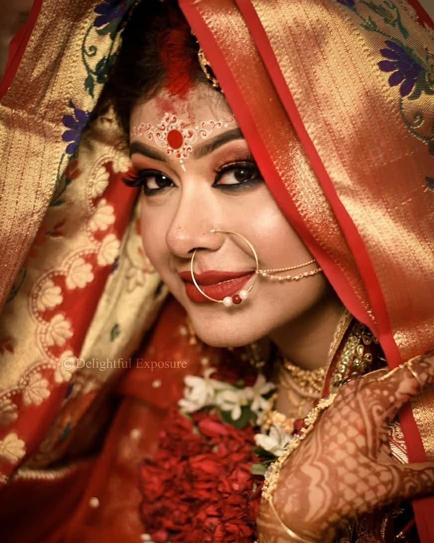 Bengali bridal deals nath designs