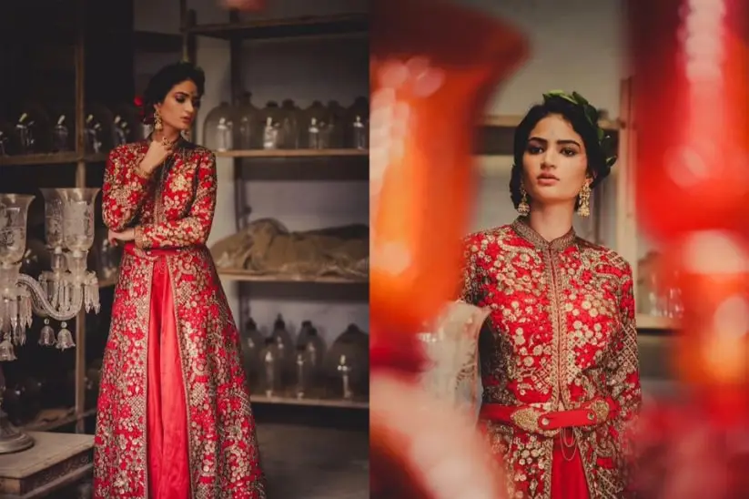 Latest Designer Indo Western Heavy Embroidered Dhoti Choli Dress Set w –  Lady India
