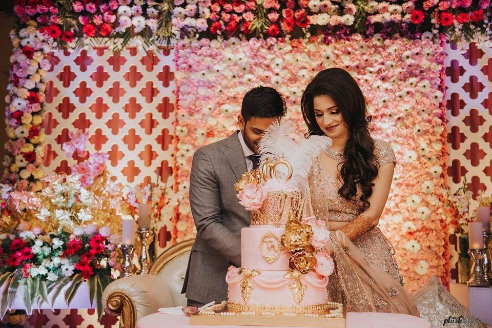Indian wedding reception cake | Photo 117902