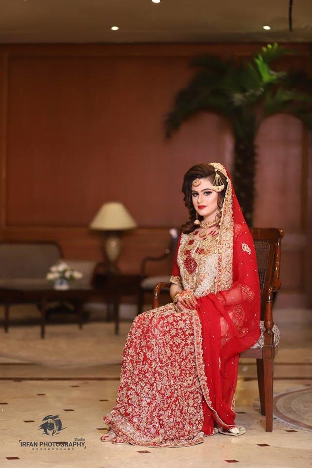 Pakistani Bride Wazhma Awan's Bridal Attire - Shaadiwish