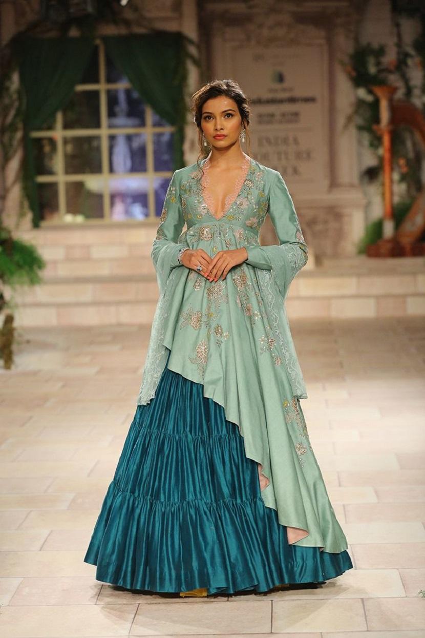 Designer Stitched Kurti Wedding Pakistani Flared Anarkali Kurta Kurti  Bollywood Style Gown Party Wear Crop Top IN | lupon.gov.ph