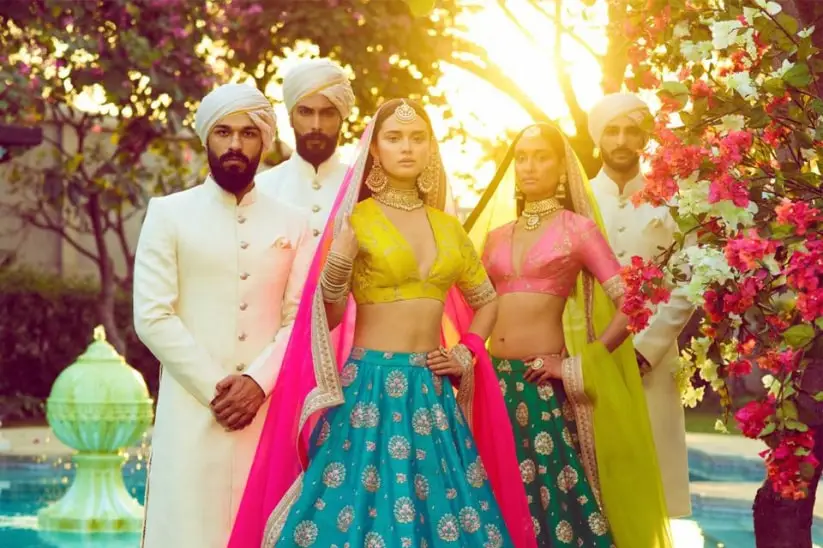 Buy Bollywood Manish Malhotra inspired black and gold saree in UK, USA and  Canada