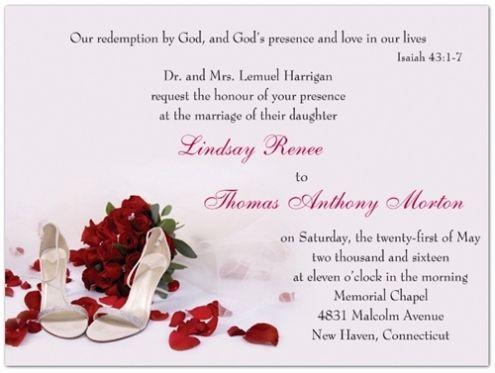 marriage invitation in english