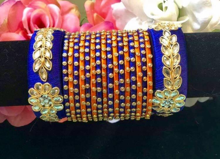 silk thread bangles 