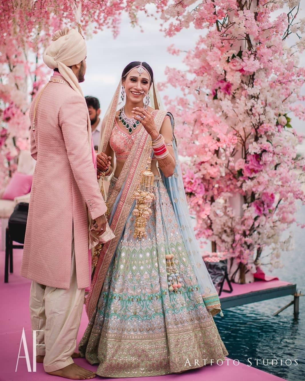 Pink Colour Dress | Indian | Combination | Pakistani | Design | Wedding |  Patterns | For Girls pink | Gaun pakistan, Gaun merah muda
