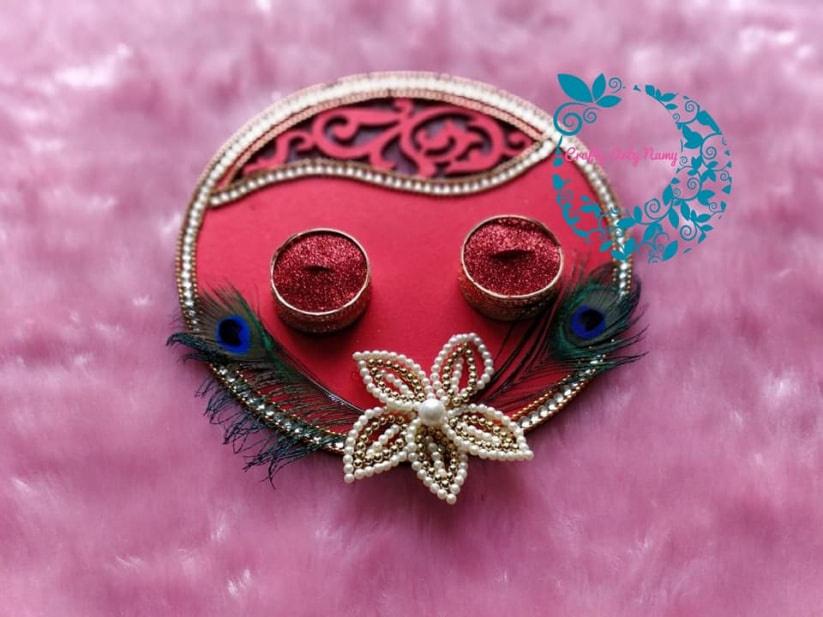 Red Mirror Ring Ceremony Tray, Size/Dimension: Differenntial at Rs 1000 in  Indore