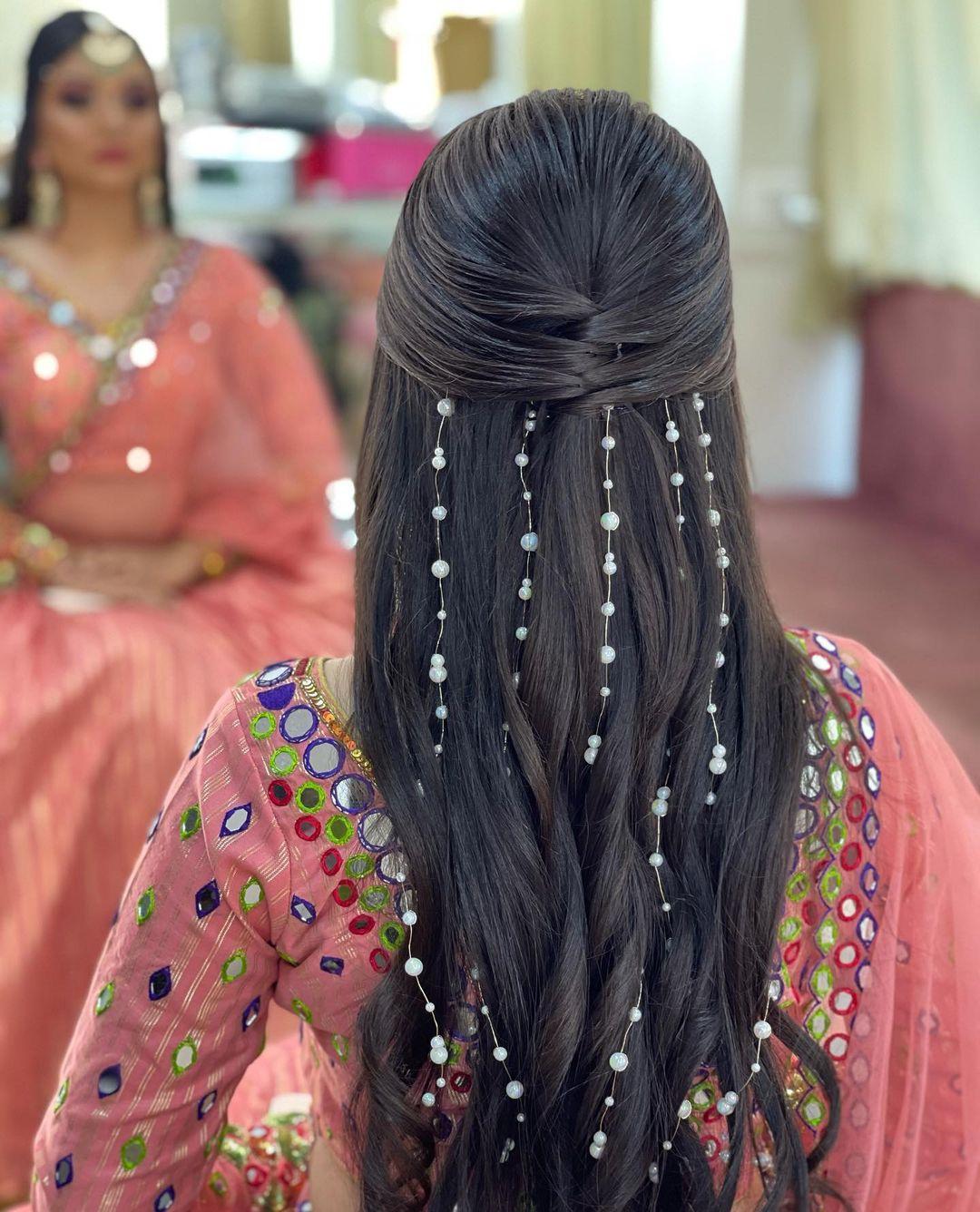 Bridal hairstyle ideas for your mehendi & haldi functions! | Bridal Look |  Wedding Blog