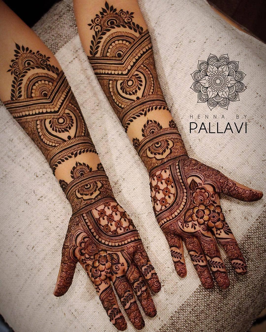 14 mehndi design hands full hand by henna paradise | Image-sonthuy.vn