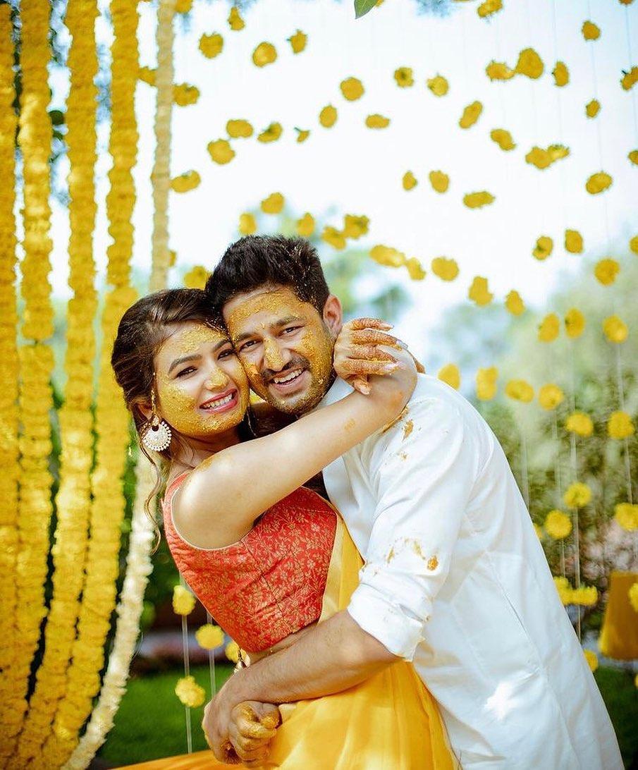 Haldi Photoshoot | Haldi photoshoot, Bride photos poses, Haldi poses for  bride