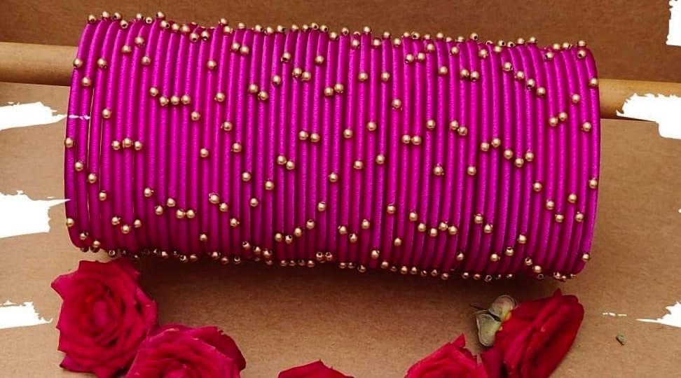 silk thread bangles 