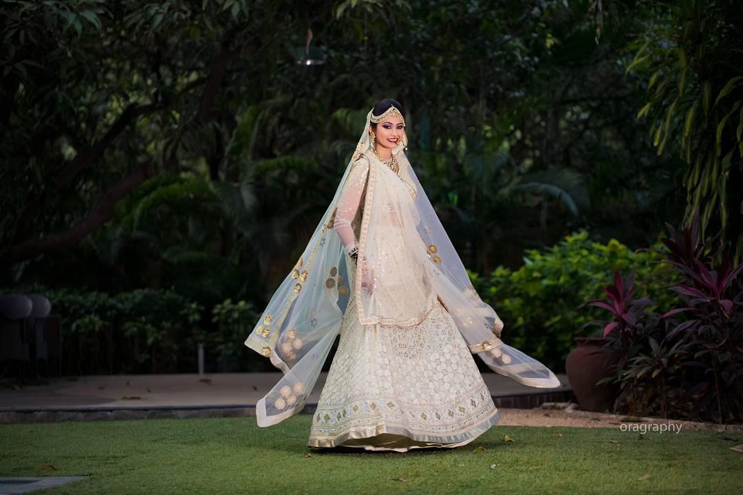 Buy Green Banarasi Chanderi Woven Floral Inaya Bridal Lehenga Set For Women  by Mahima Mahajan Online at Aza Fashions.