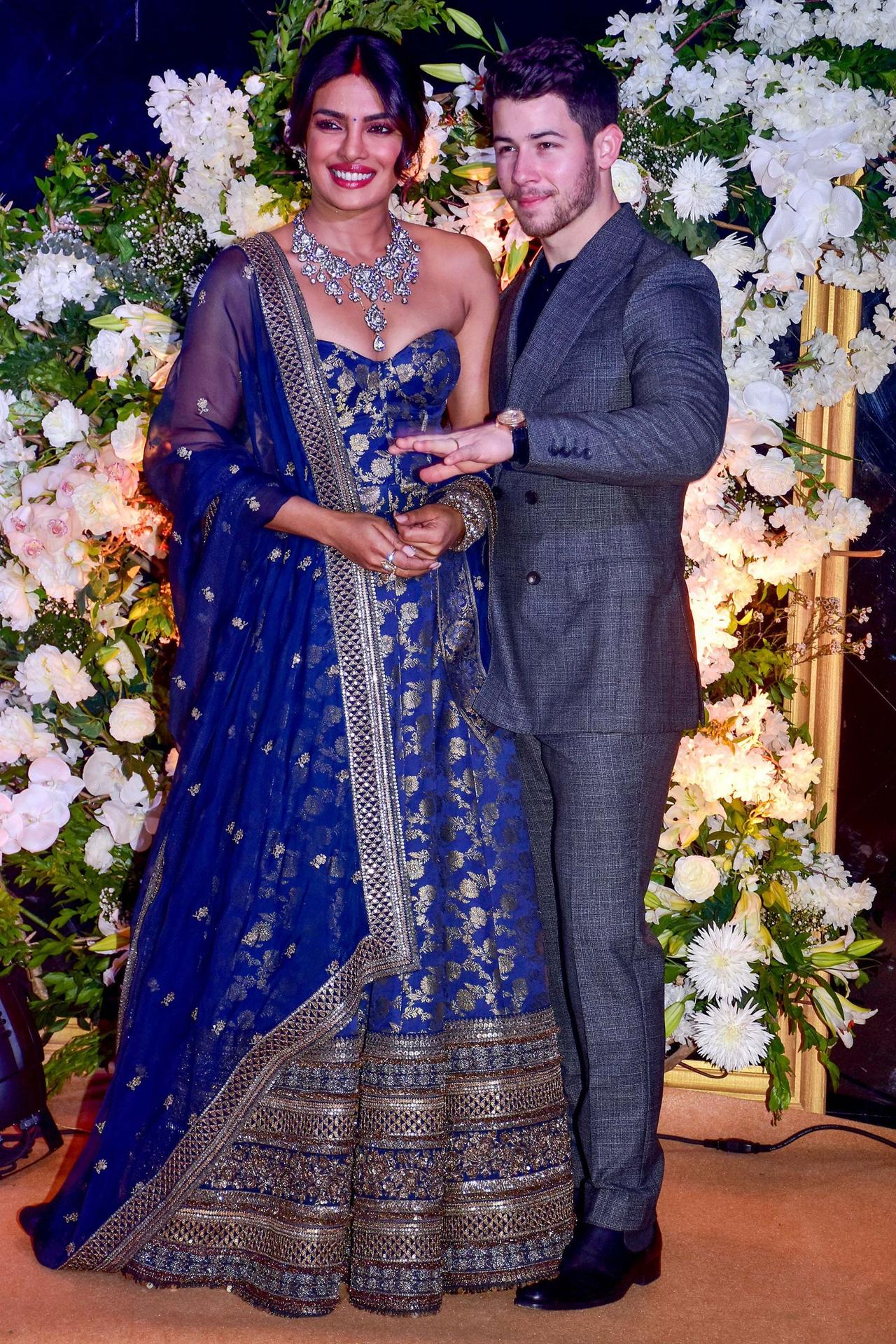 Orange bridal lehenga