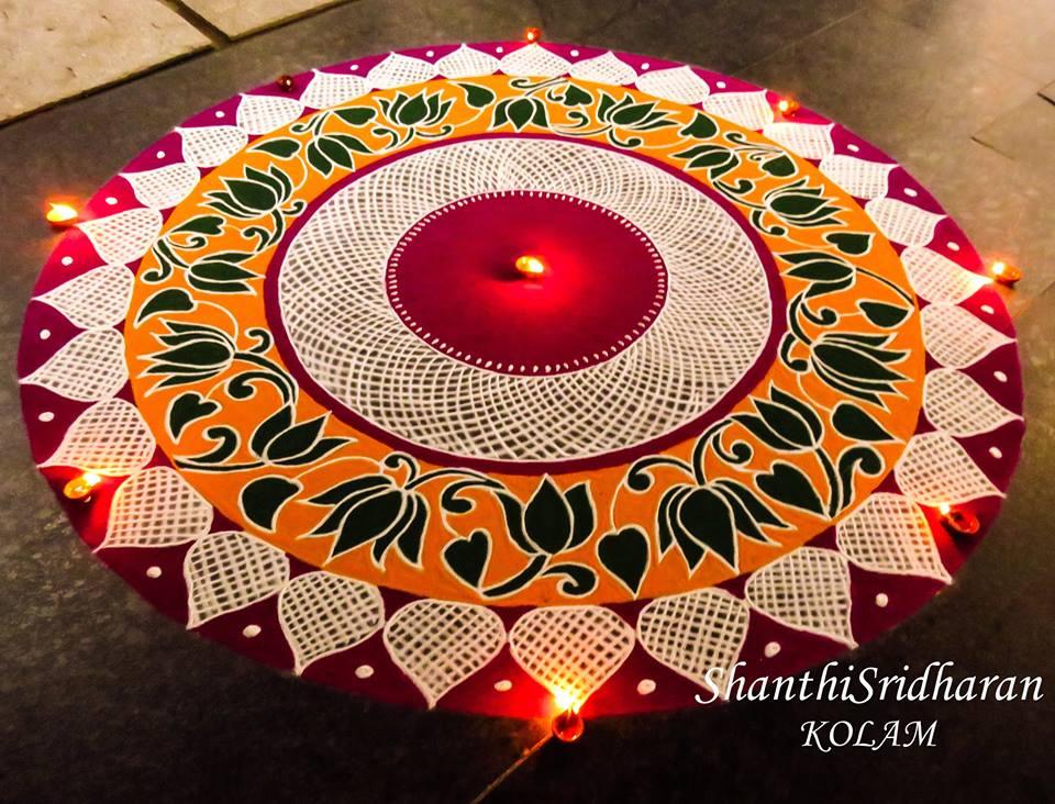 100+ Latest Rangoli Design Images And Video Tutorials