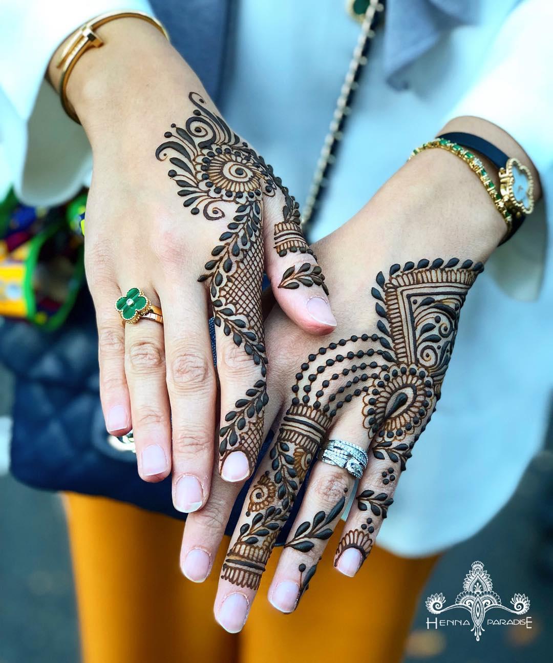 10 Back Hand Mehndi Design Modern Back Hand Mehndi For The Bridesmaids