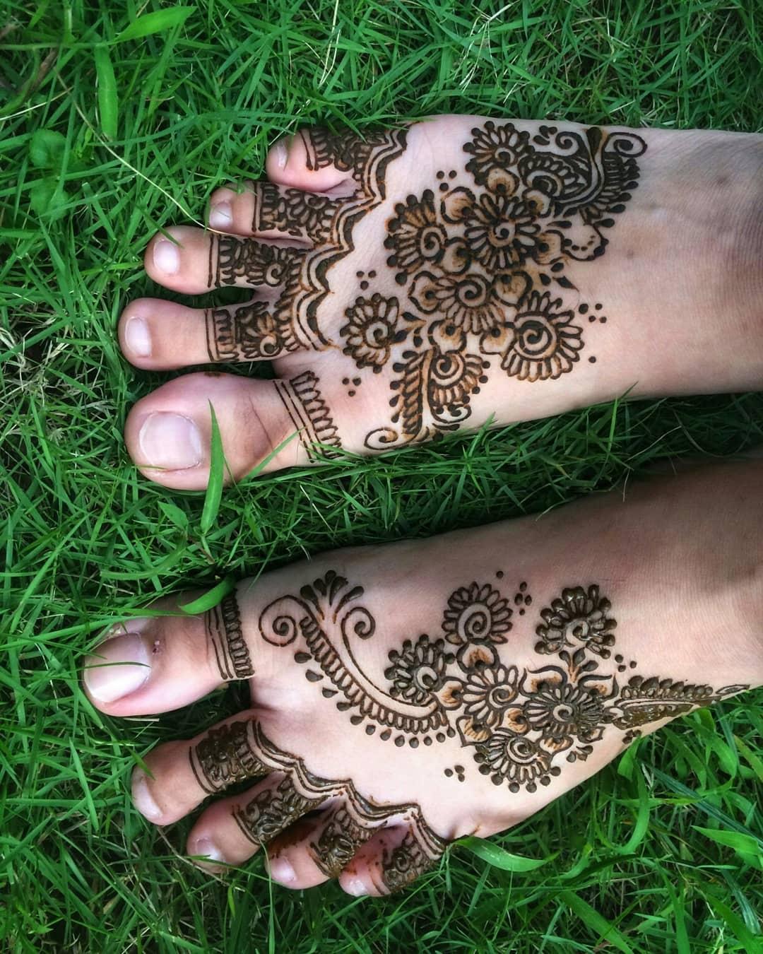Bridal Henna Feet Designs  Arabia Weddings