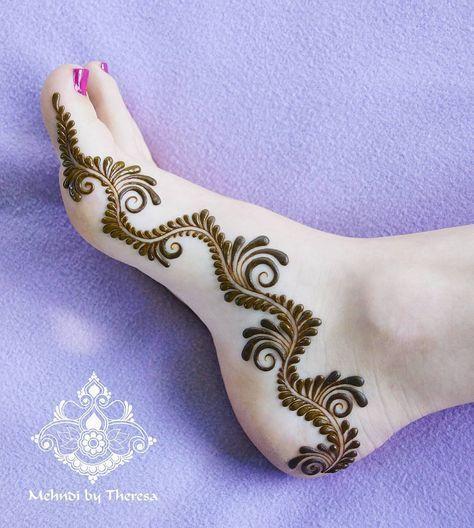 100+ Simple Easy Foot Mehndi Designs 2024 (Feet/Foot) - TailoringinHindi-kimdongho.edu.vn