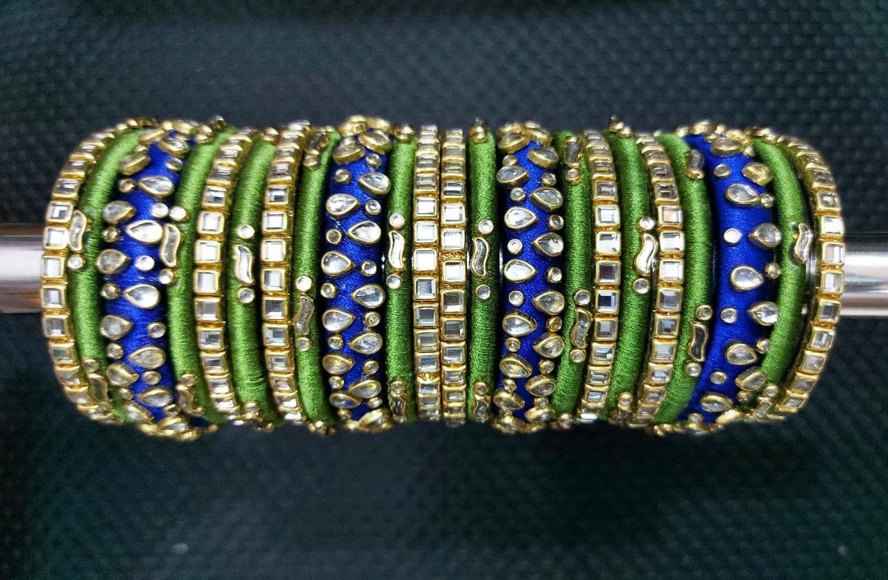 silk thread bangles 