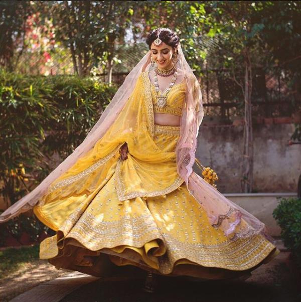 Heavy Bridal Wear Lehenga Choli With Dupatta All over Zari W