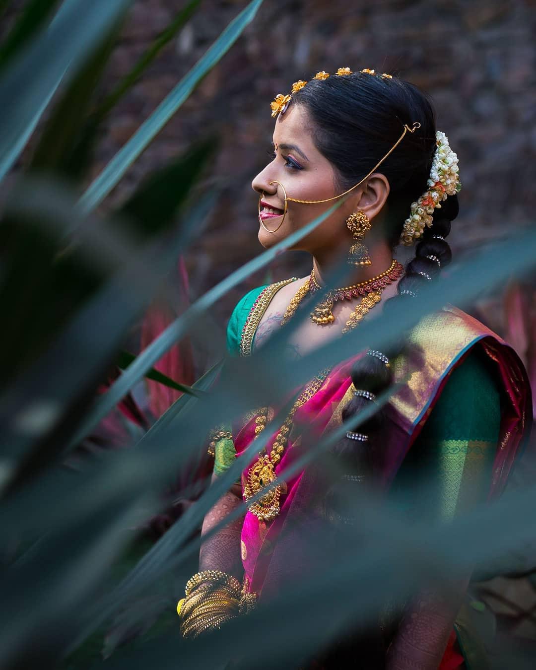 Gajra Laden Bridal Braid Trend! Hit Or Miss? | Bridal braids, South indian  wedding hairstyles, Indian bridal hairstyles