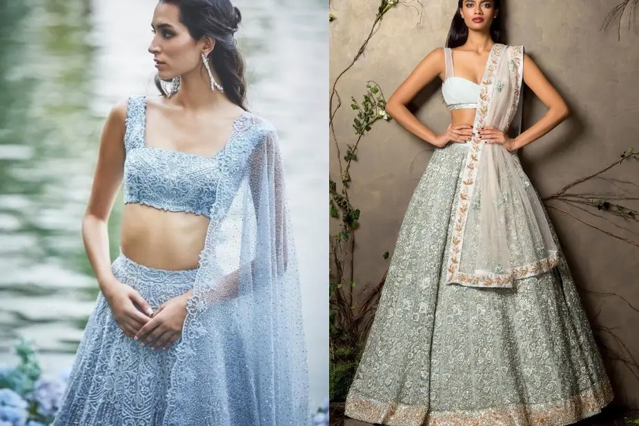 Choose The Best Crop Top Lehenga For Your Wedding – Suvidha Fashion