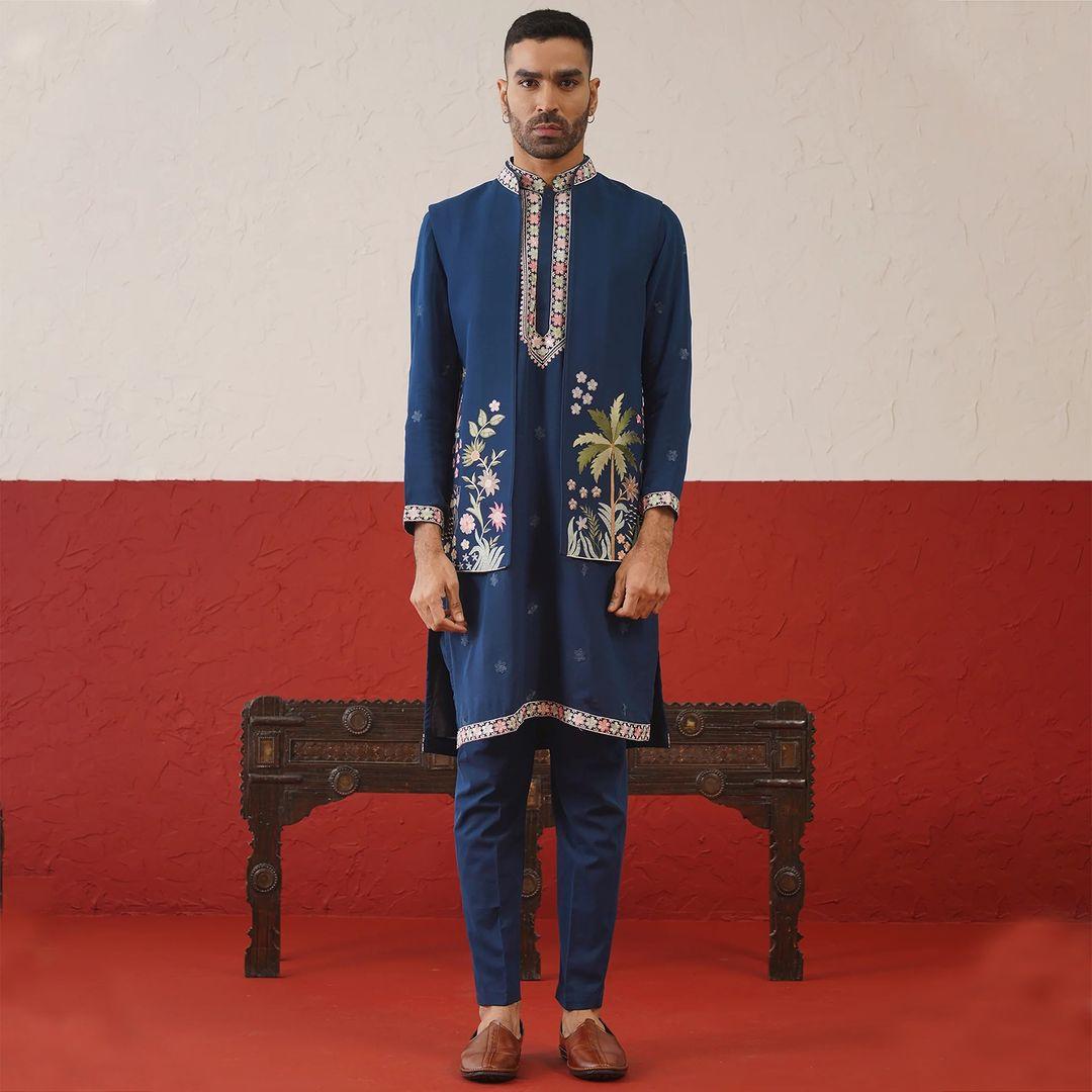 kurta pajama for men with jacket