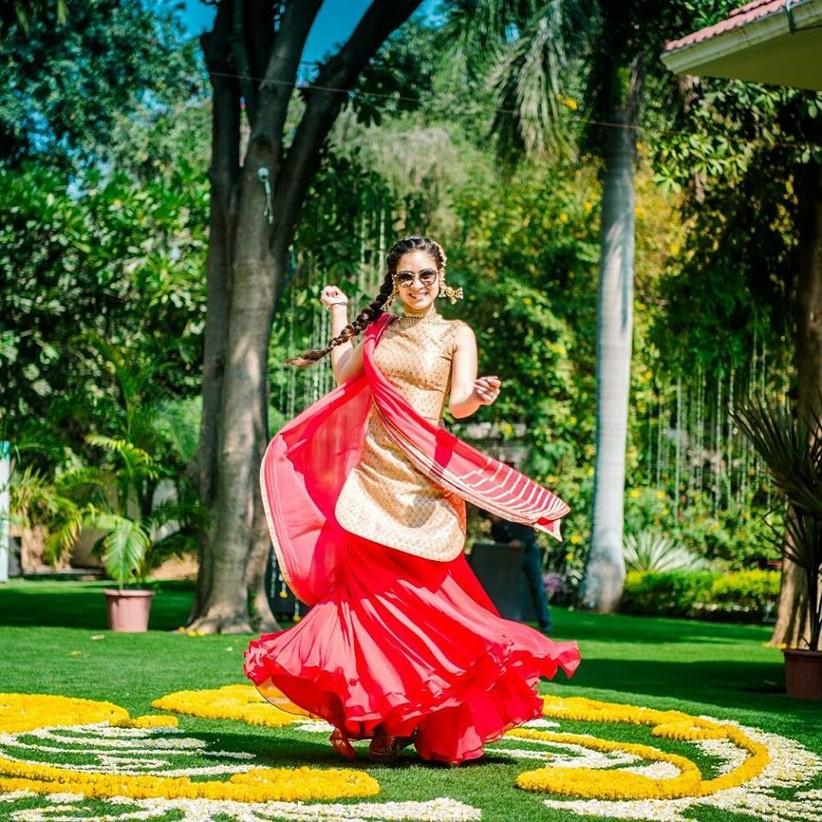 Trendy Red Kaftan Style Long Kurti – Saris and Things