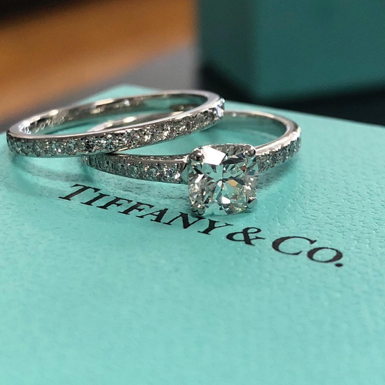 Solitaire Heart Ring in Tiffany Setting, Princess Cut Ring, Solitaire Diamond  Ring, Vintage 14K Gold Engagement Ring, Unique Heart Ring - Etsy