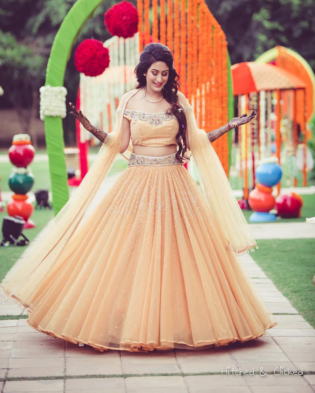 A List of 8 Unique Net Lehenga Designs for This Wedding Season