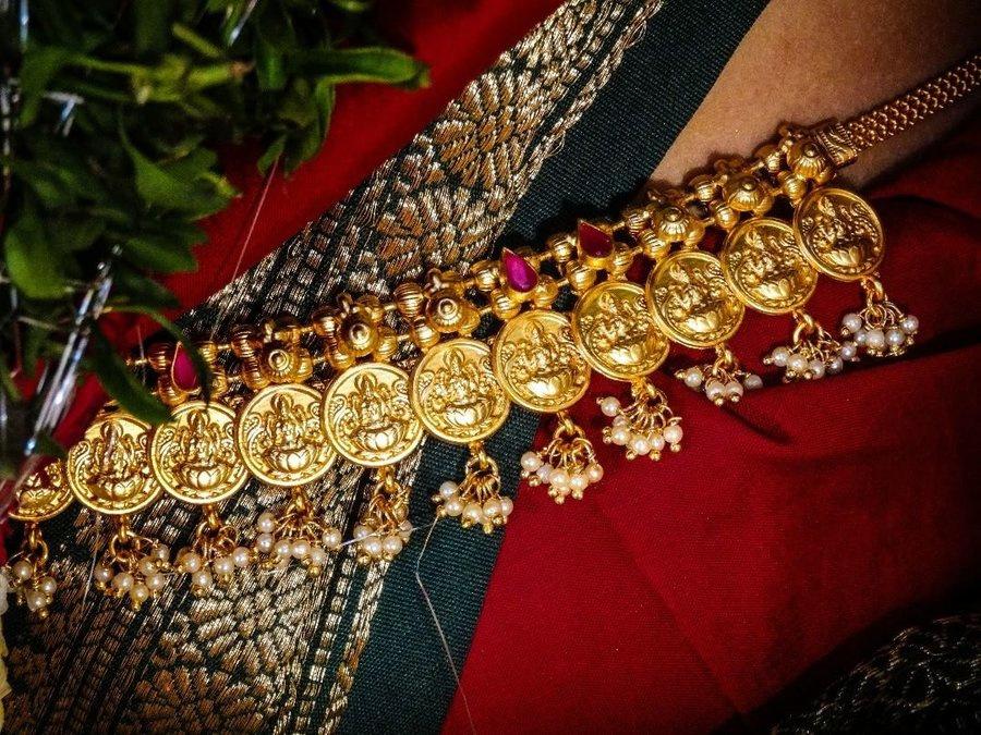 Indian Gold Belt for Saree 