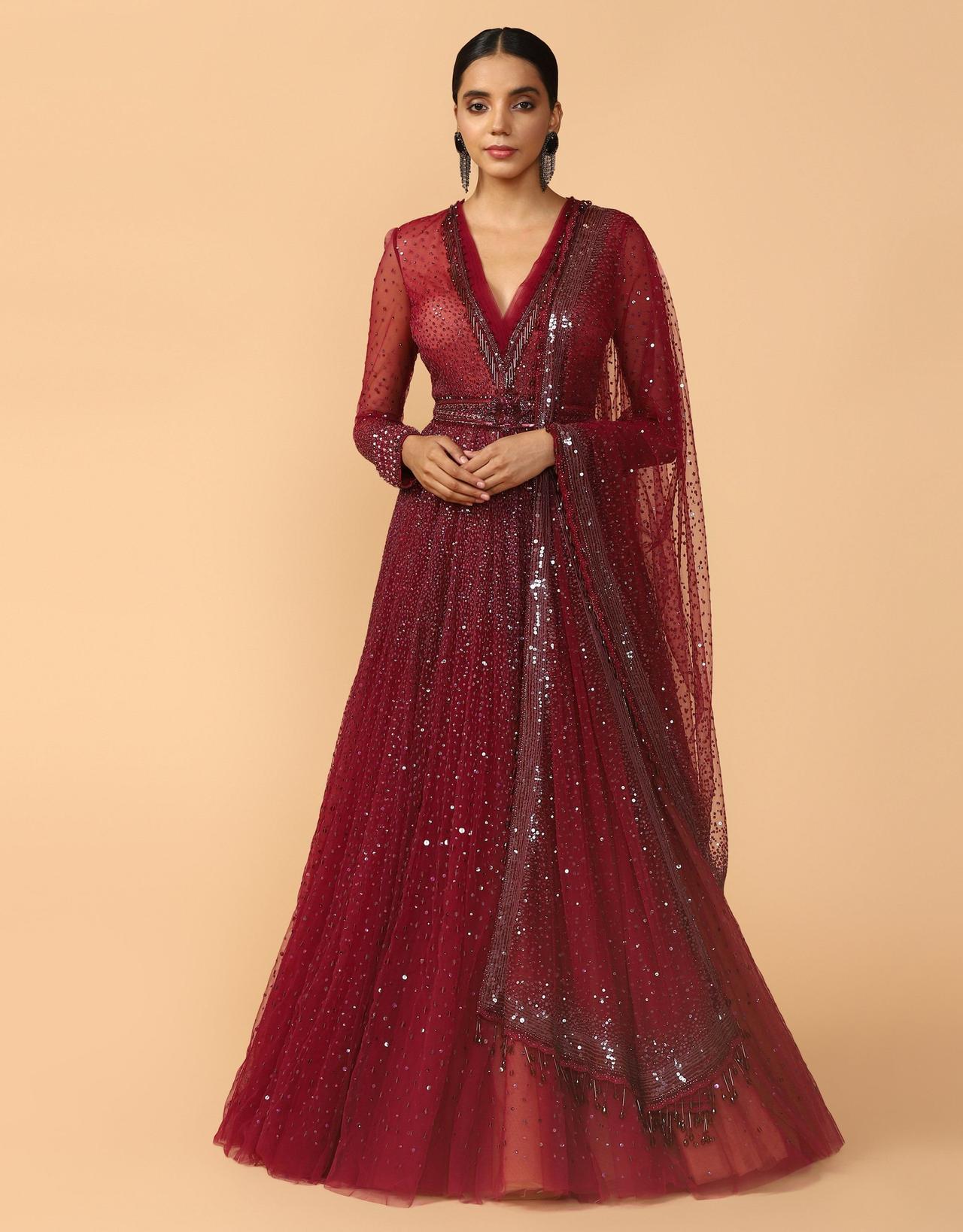 Full Flair Long Gown {Karwachauth Special