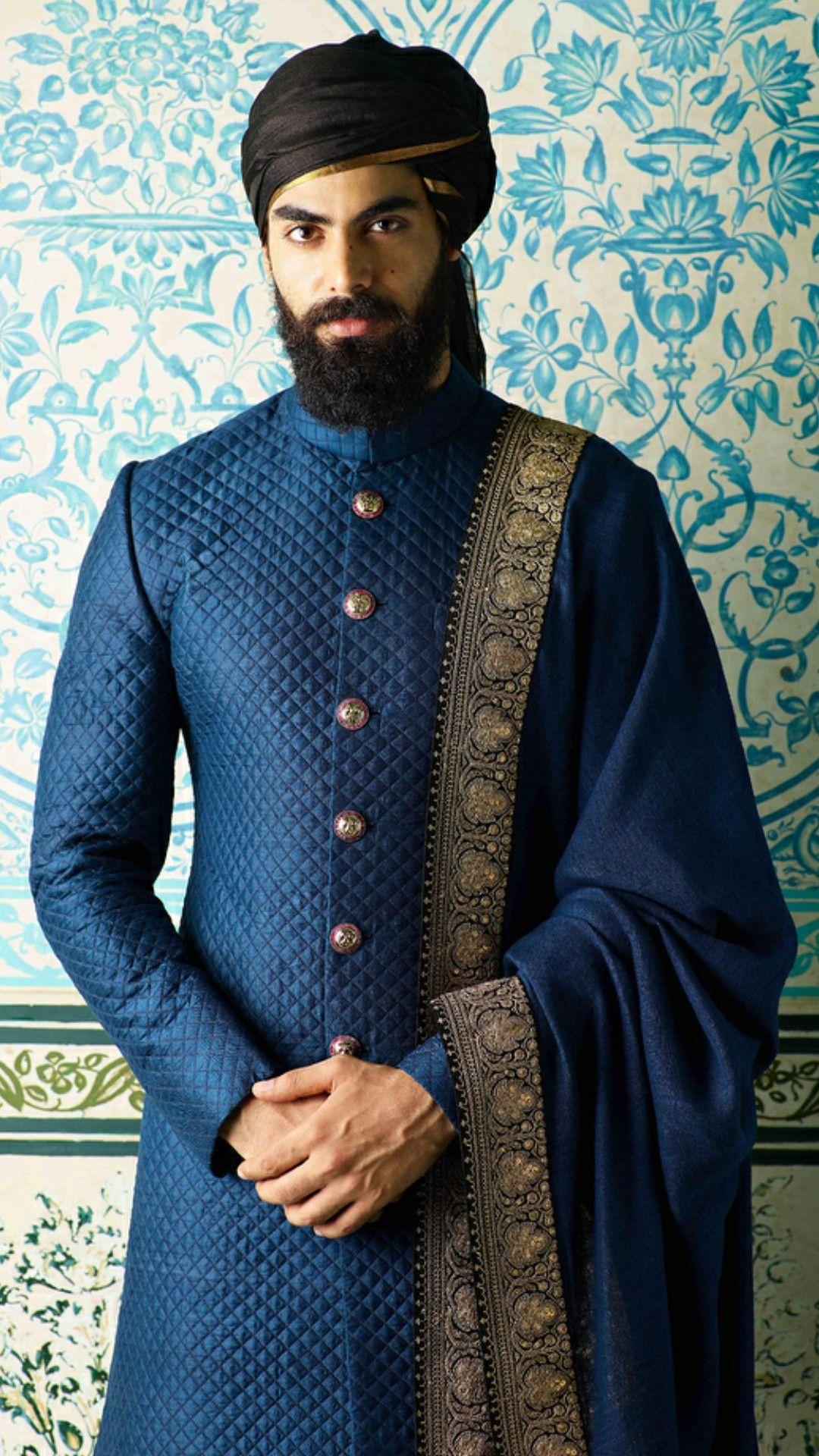 Blue sherwani shop for groom