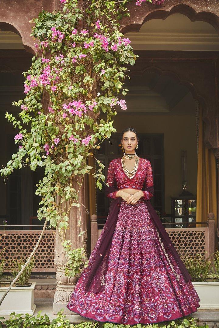 Dark pink store dresses for wedding