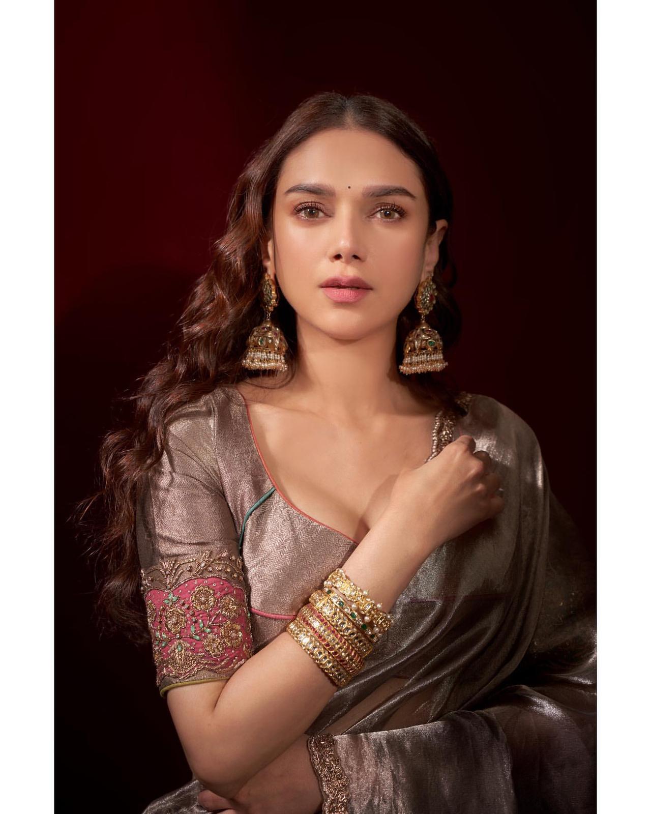 Grey Pattu Blouse Design