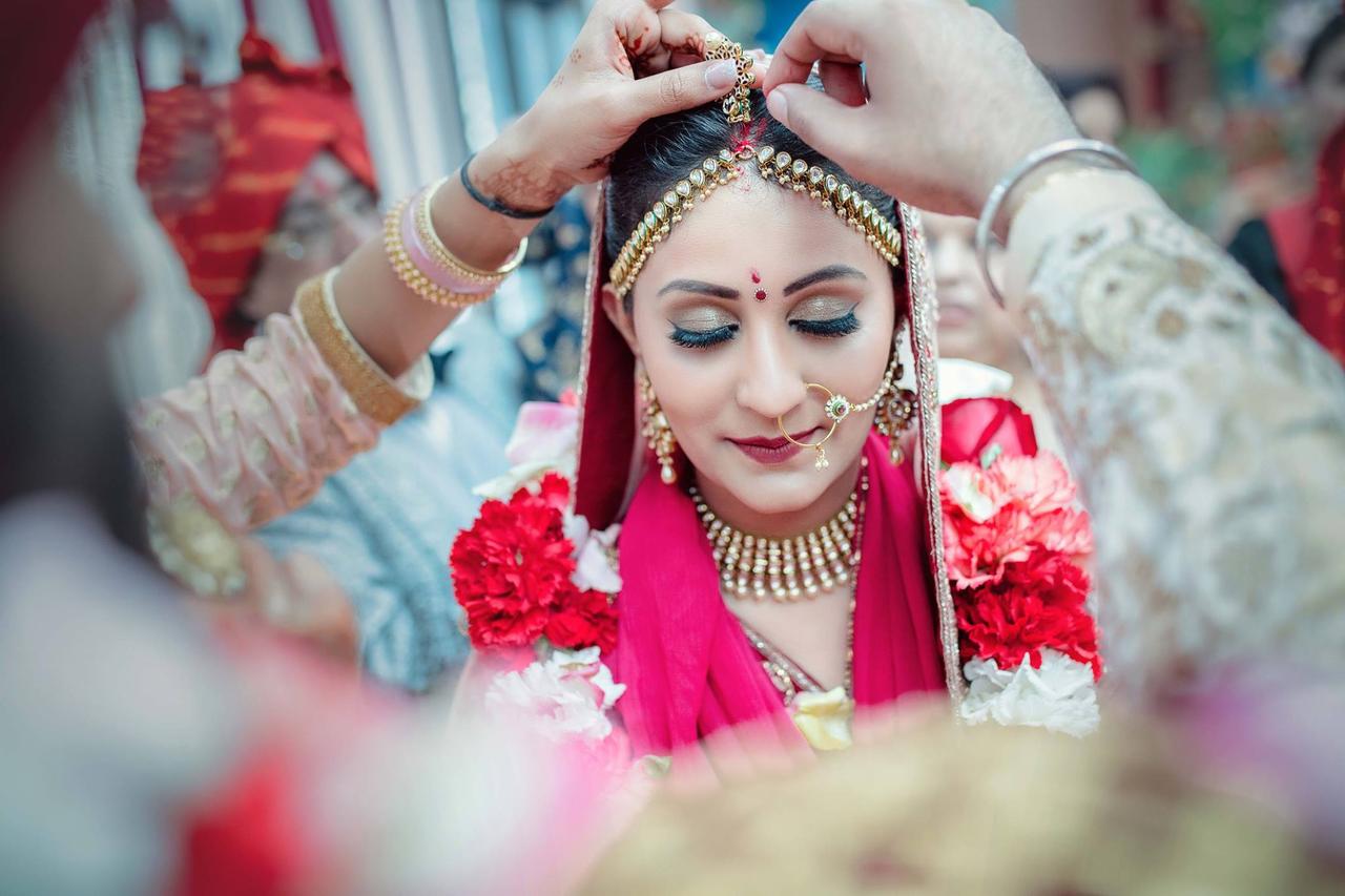 ❤️Gorgeous Saneha ❤️ makeover by me SFA MAKEOVER Dolled up for her sister  in laws mehndi function ❤️Look complete Bridal Makeover… | Instagram