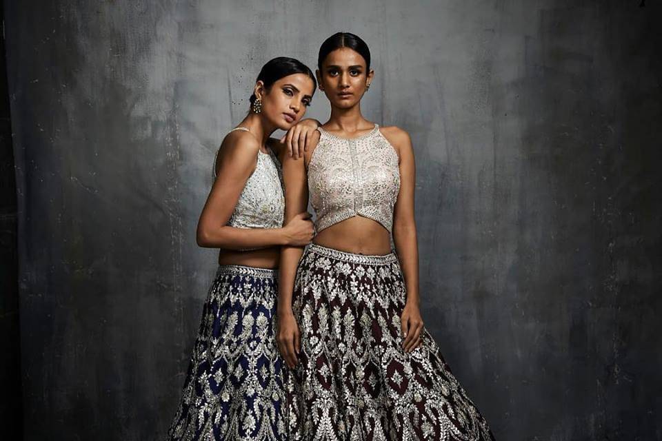 Latest Lehenga Images in Off-beat Shades for an Edgy Vibe