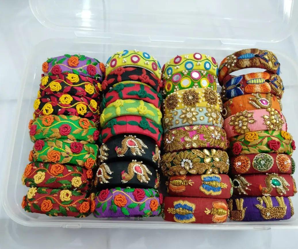 silk thread bangles 