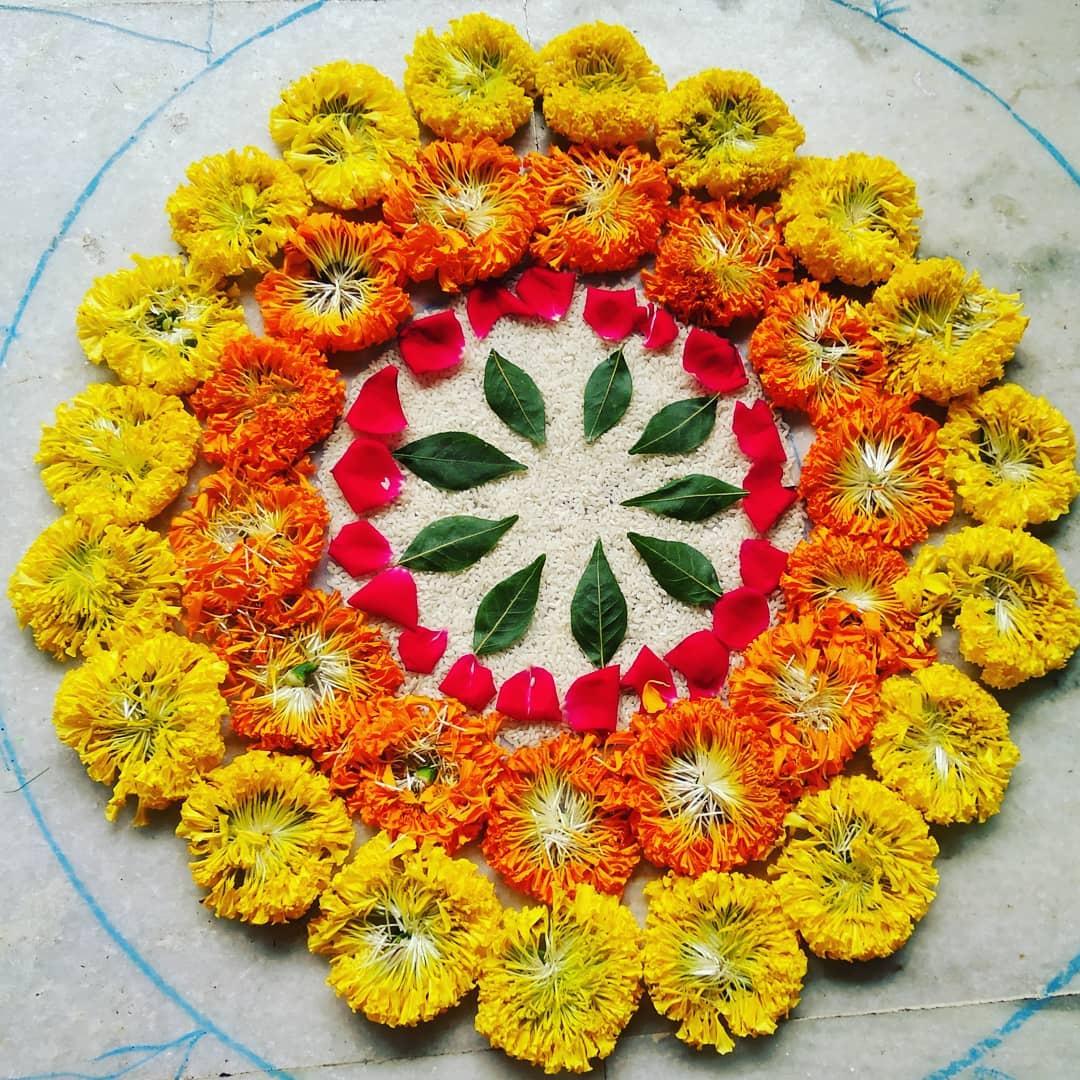 3 How to Make Flower Rangoli Steps To Guide You Through To A Great ...