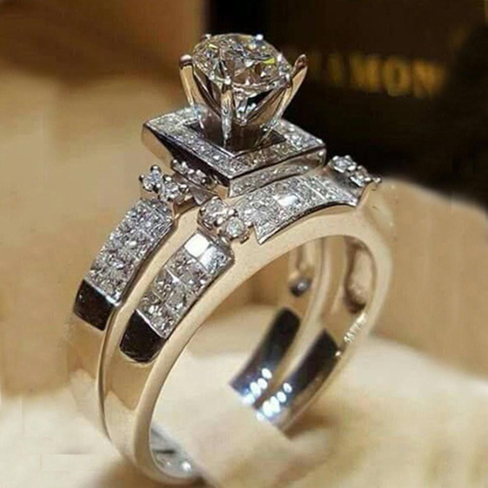 Heavy hot sale solitaire rings