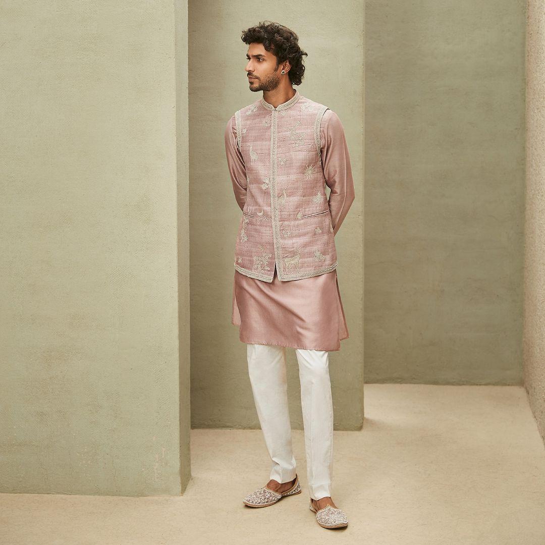 kurta pyjama with jacket