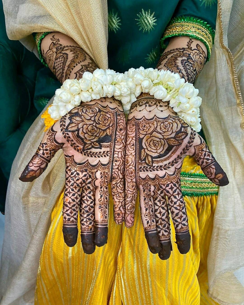 Epitome of Elegance Bridal Mehndi Design 