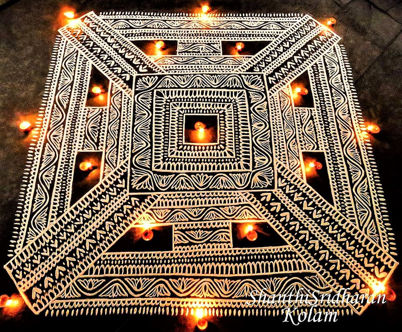 4 Easy Kolam Designs to Make With Your Darling Hubby During Your First