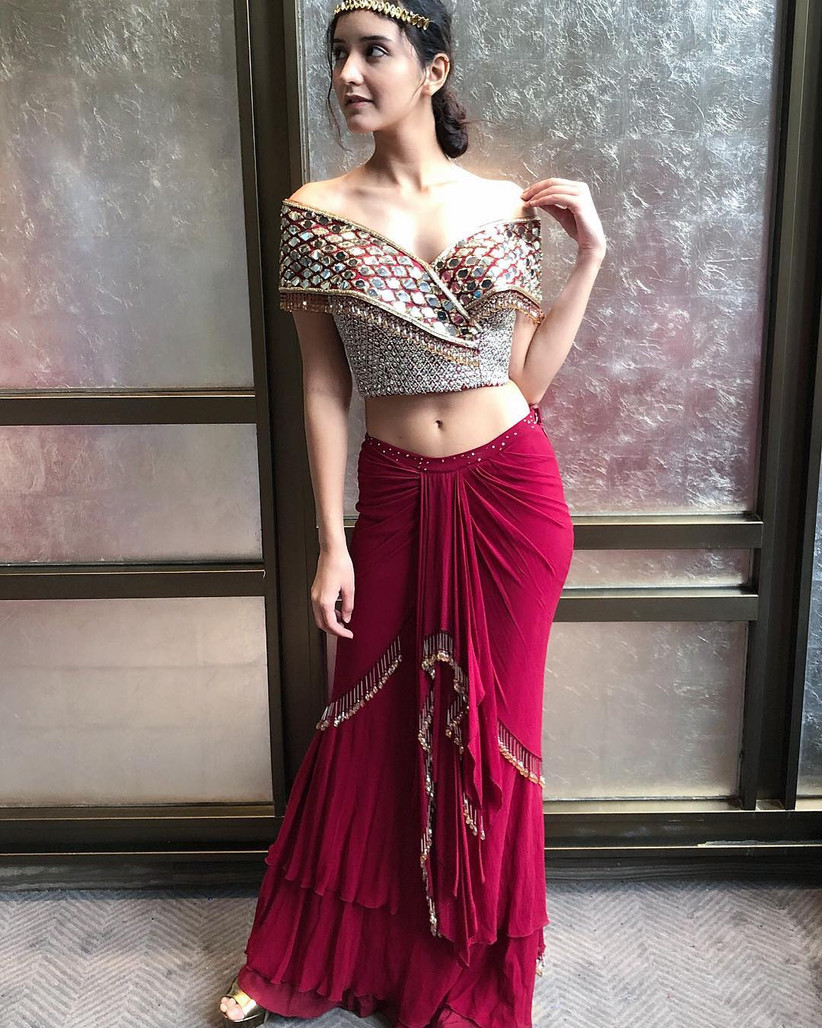 indo western and gown