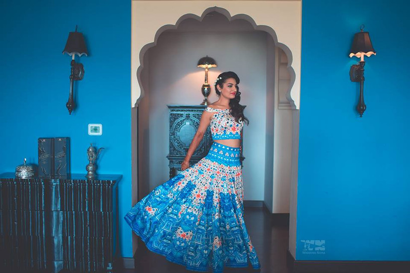 price party wear lehenga on rent