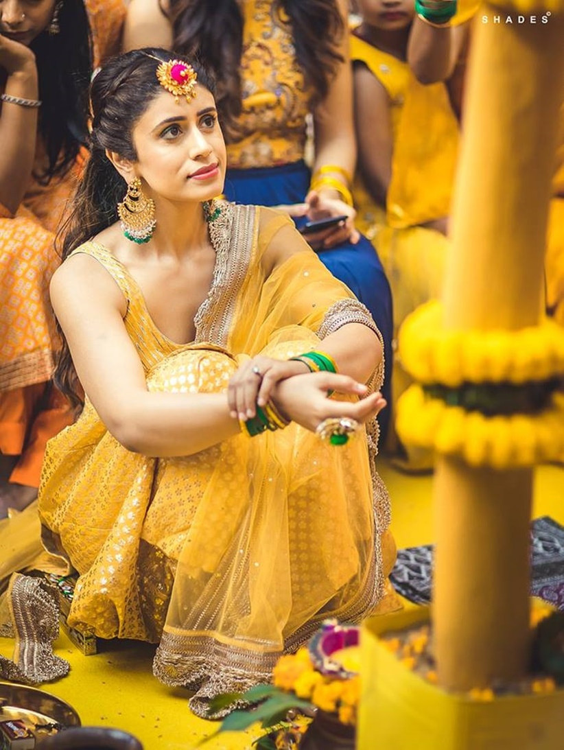 13+ Breathtaking Haldi Dresses for Brides That Serve the Looks