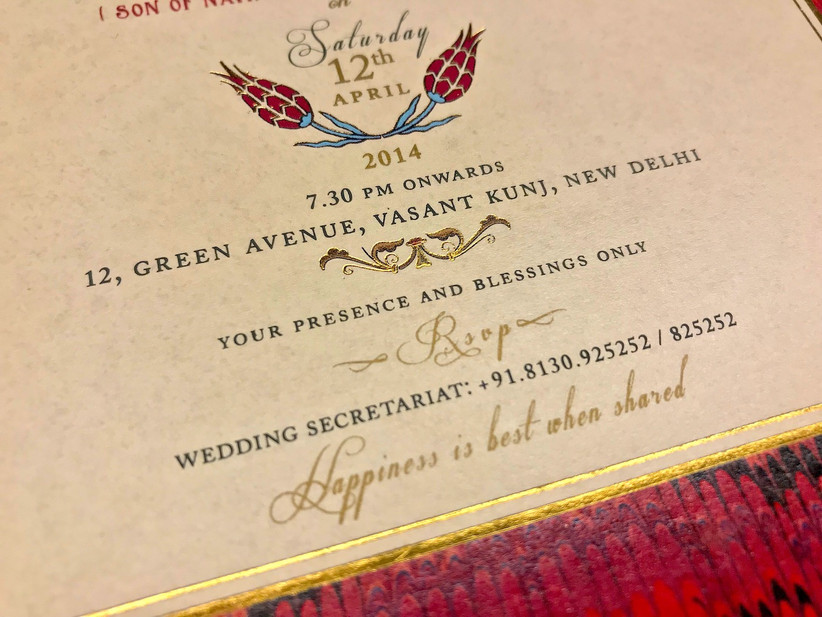 How To Pen Wedding Card Matter in English That Clicks with ...