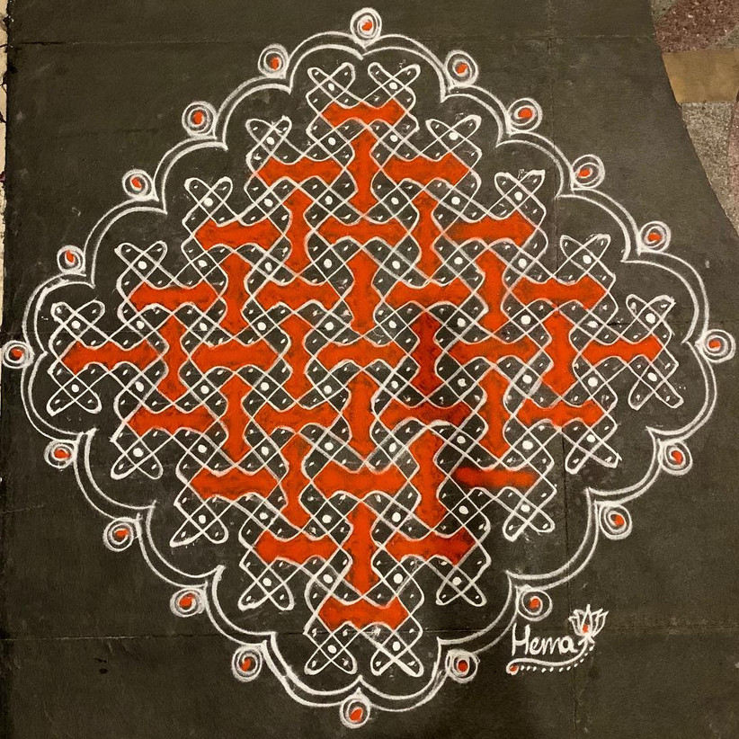 11 Pulli Kolam Designs Perfect For The Wedding Decor There are so many pulli. 11 pulli kolam designs perfect for the