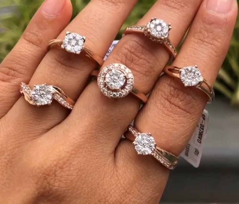 Small diamond ring designs